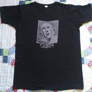 Vintage Original Queen Band 1977 News Of The World Single Stitch XL T-shirt
